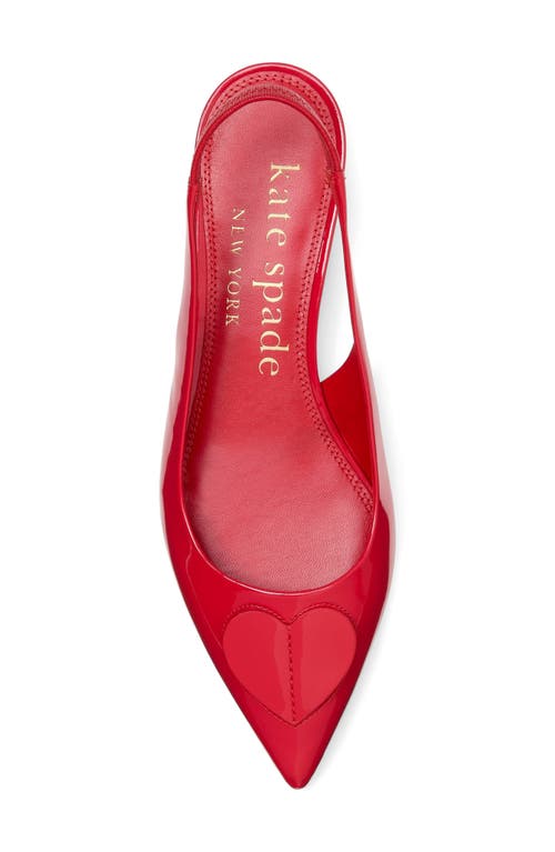KATE SPADE KATE SPADE NEW YORK LOVER SLINGBACK POINTED TOE FLAT 