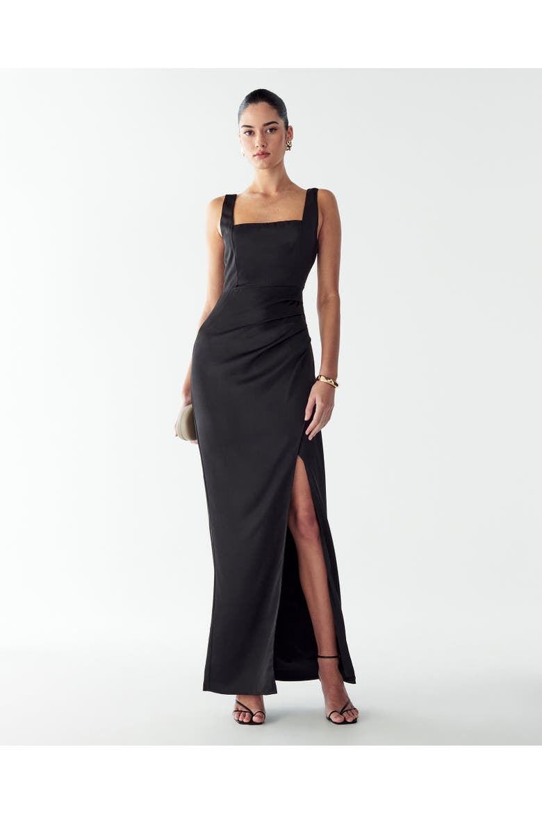 Detroit Maxi Dress, Alternate, color, Black