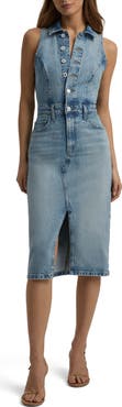 Favorite Daughter Halter City Denim Dress