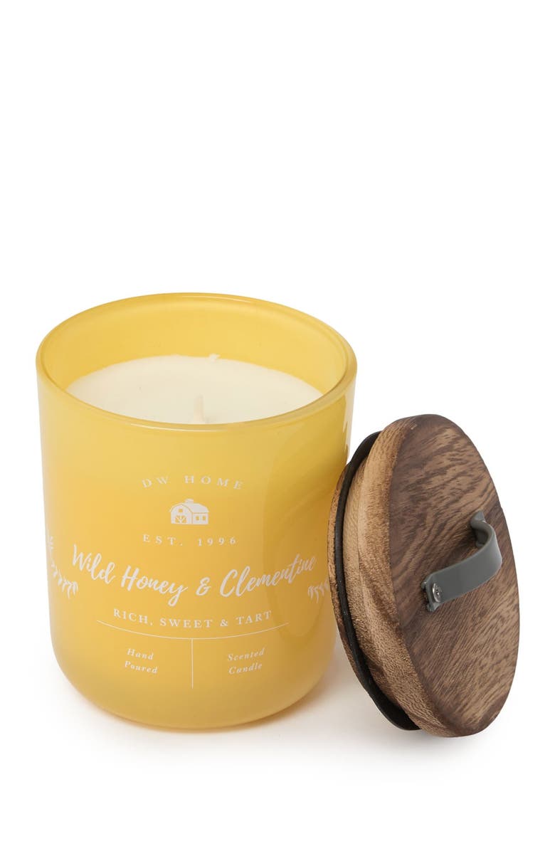 DW HOME Farmhouse Yellow Wild Honey & Clementine Candle - 9 oz., Main, color,
