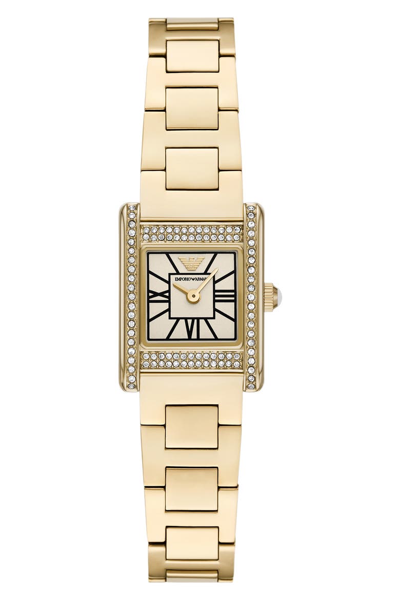 Mother-of-Pearl Bracelet Watch, 26mm, Main, color, GOLD
