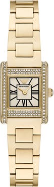 Emporio Armani Mother-of-Pearl Bracelet Watch, 26mm
