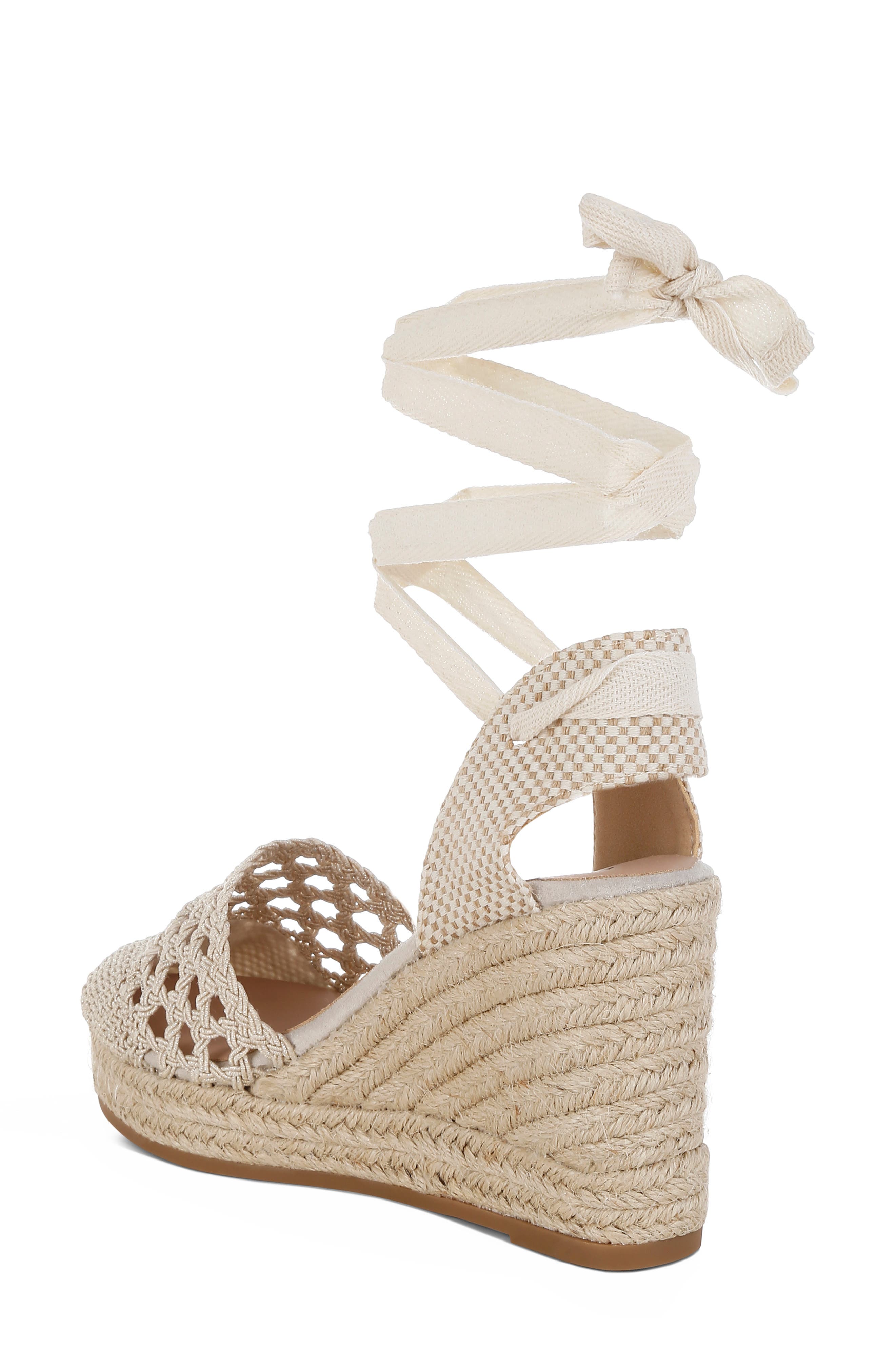 Nomader Wedge Sandal, Alternate, color, BEIGE