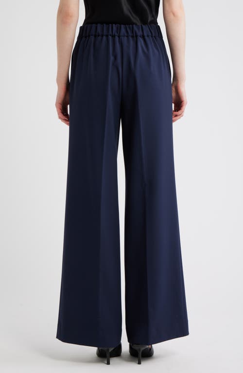 Nordstrom The Lennox Wide Leg Trousers In Blue