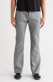 PURPLE BRAND Leather Flare Pants