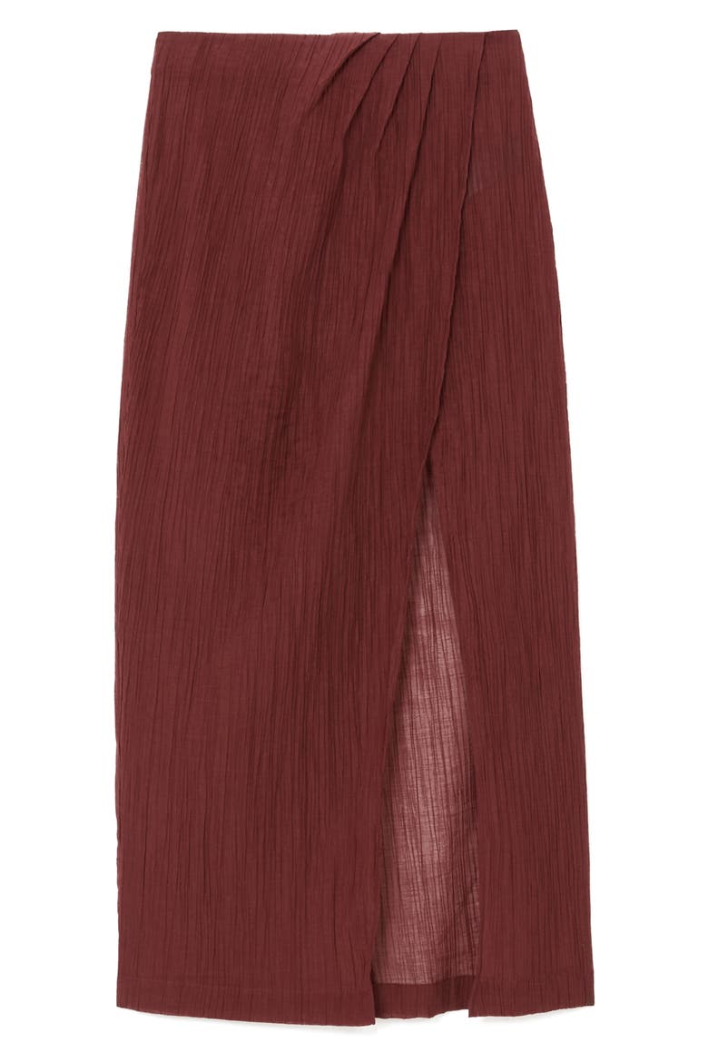 Rosa Cover-Up Skirt, Alternate, color, RHUBARB RED