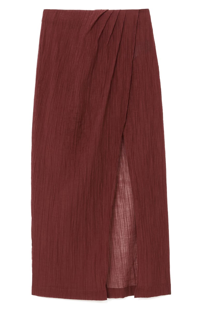 Reiss Rosa Cover-Up Skirt, Alternate, color, Rhubarb Red