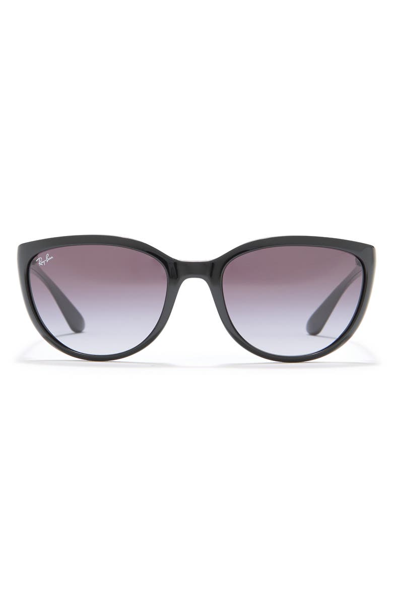 Ray-Ban 59mm Cat Eye Sunglasses, Main, color, Black / Gray Gradient