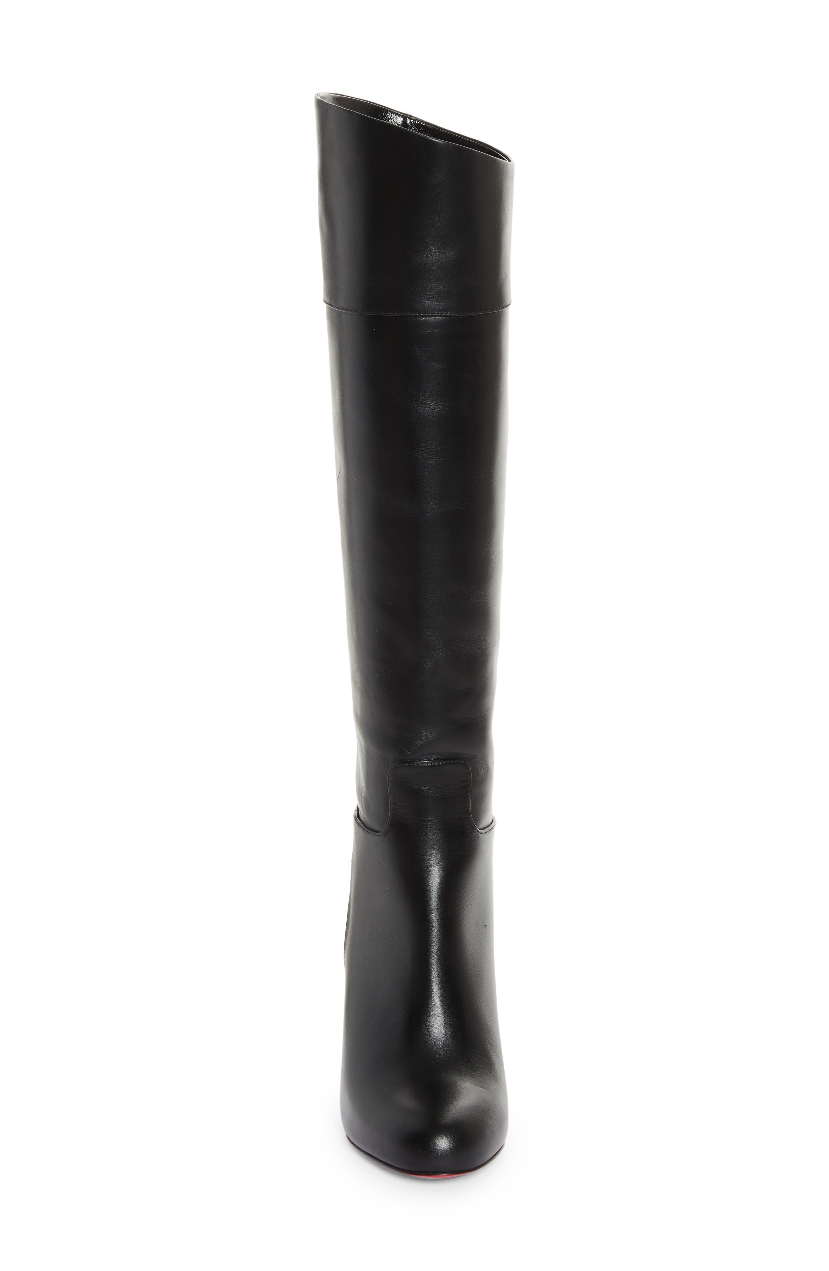 Christian Louboutin Loo Boot, Alternate, color, Black