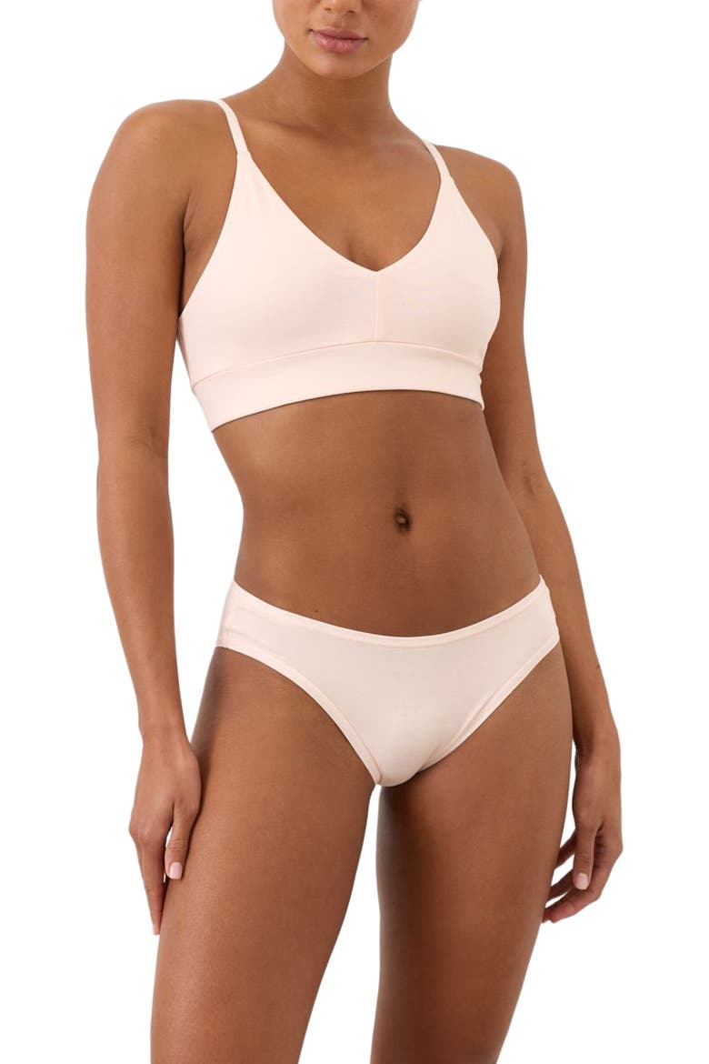 Everyday Classic T-Shirt Bra Made With Organic Cotton, Alternate, color, Soft Pink