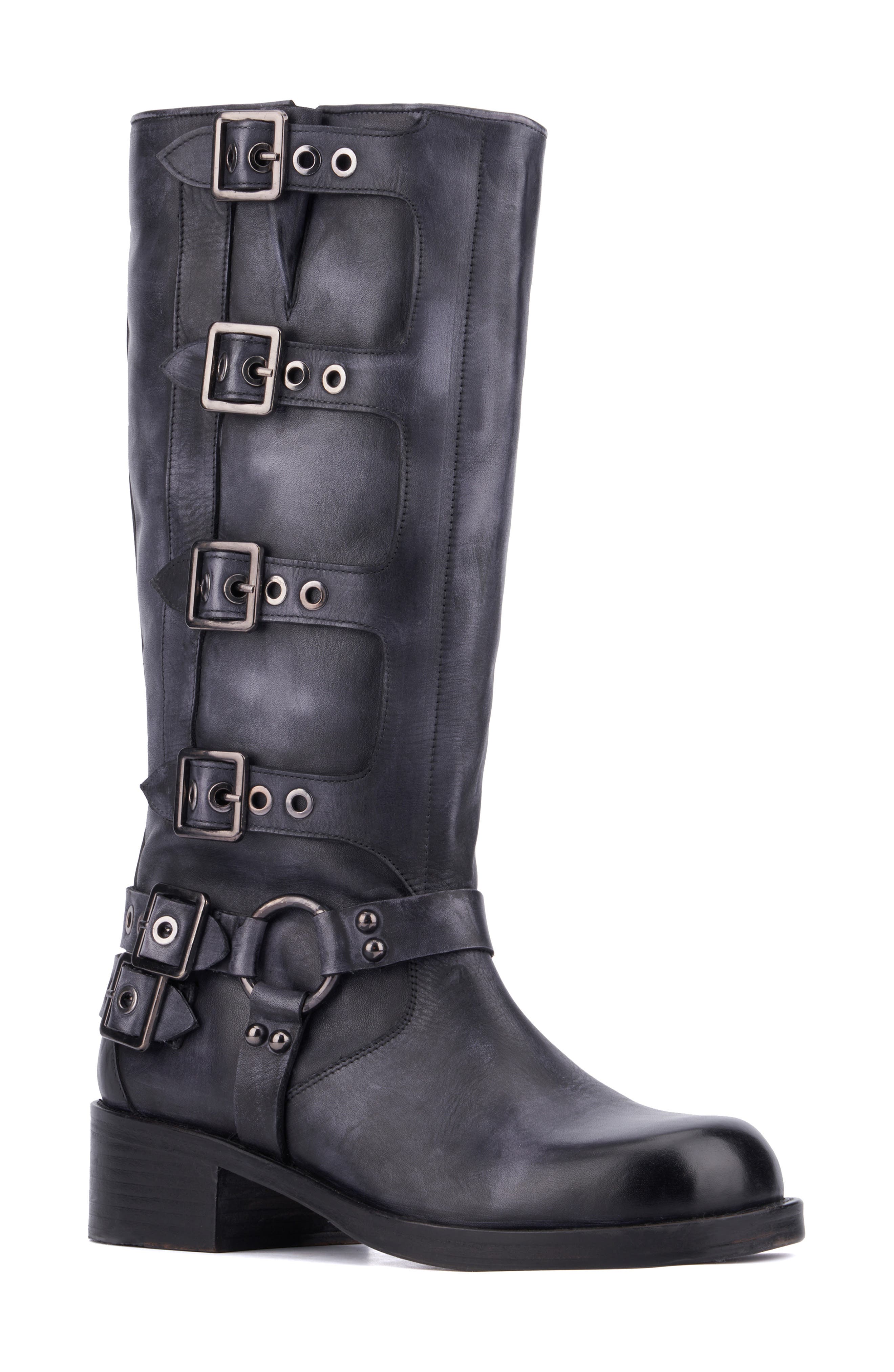 VINTAGE FOUNDRY Constance Knee High Boot, Main, color, 