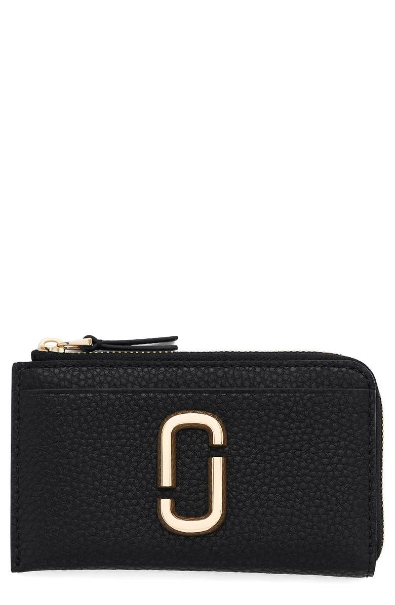 Marc Jacobs The J Marc Top Zip Multi Wallet, Main, color, Black