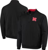 COLOSSEUM Men's Colosseum Black Nebraska Huskers Tortugas Logo Quarter-Zip Jacket