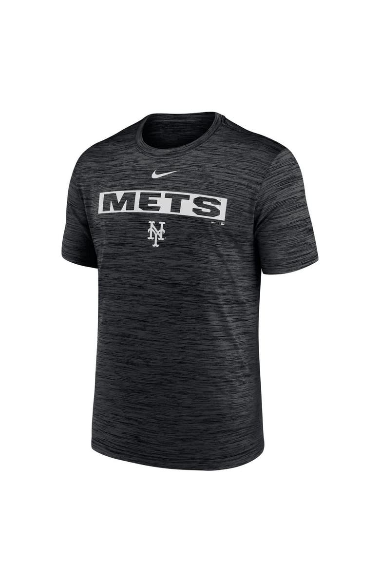 Nike Men's Nike Black New York Mets Velocity Dri-FIT T-Shirt, Alternate, color, Black