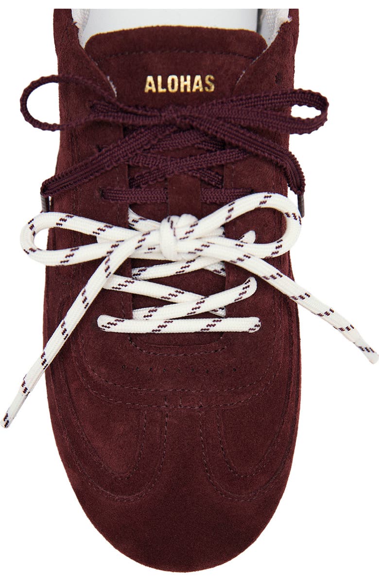 ALOHAS TB.24 Sneaker, Alternate, color, Suede Burgundy