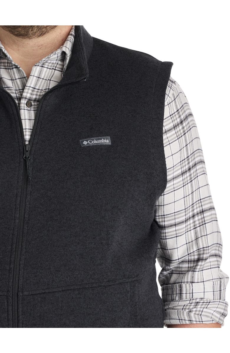 Columbia Big & Tall Alto Pass Vest, Alternate, color, Black Heather