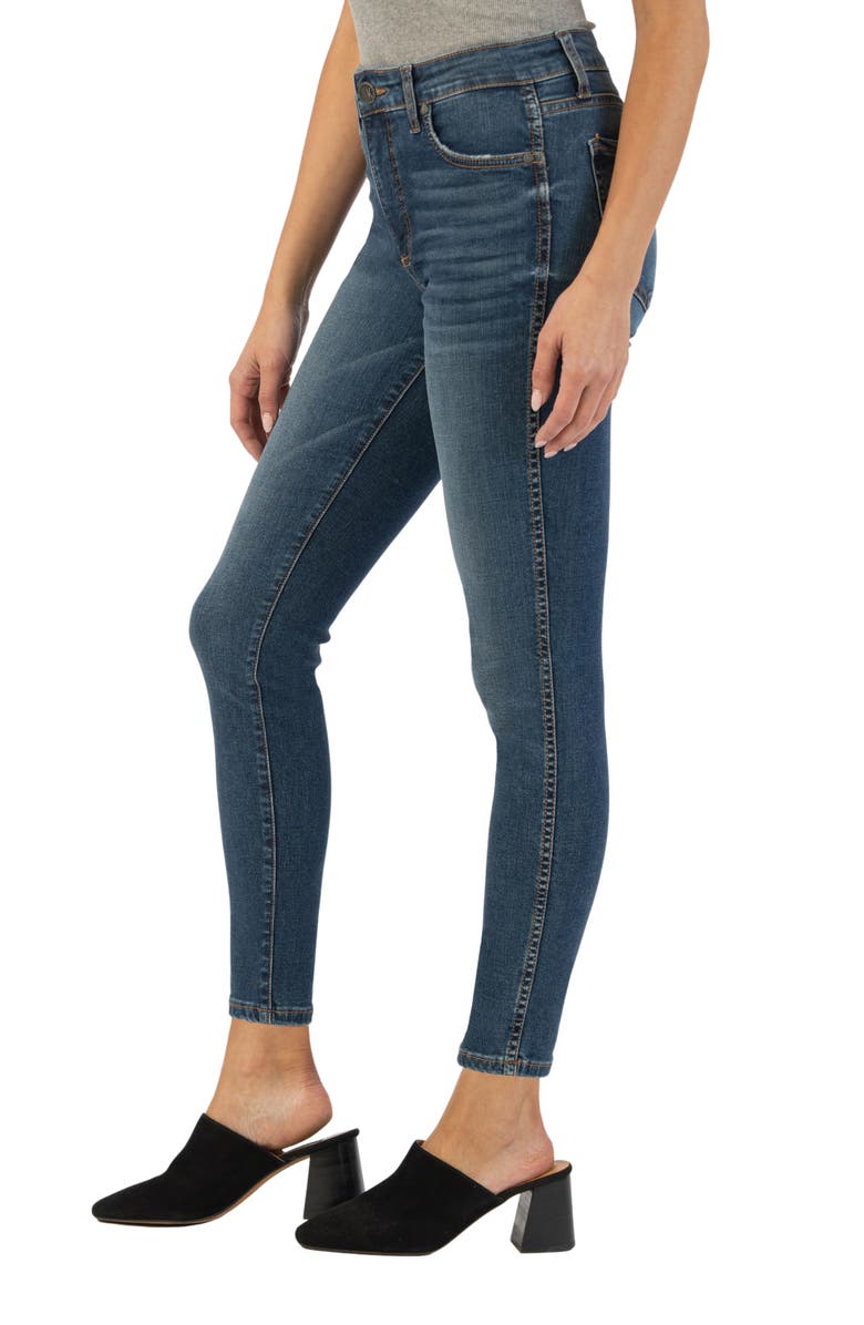 KUT from the Kloth Connie Fab Ab High Waist Ankle Skinny Jeans, Alternate, color, 