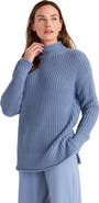 Haven Well Within Organic Cotton Shaker Stitch Roll Neck Sweater