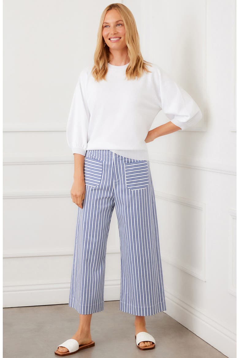 Puff Sleeve Sweater, Alternate, color, WHITE
