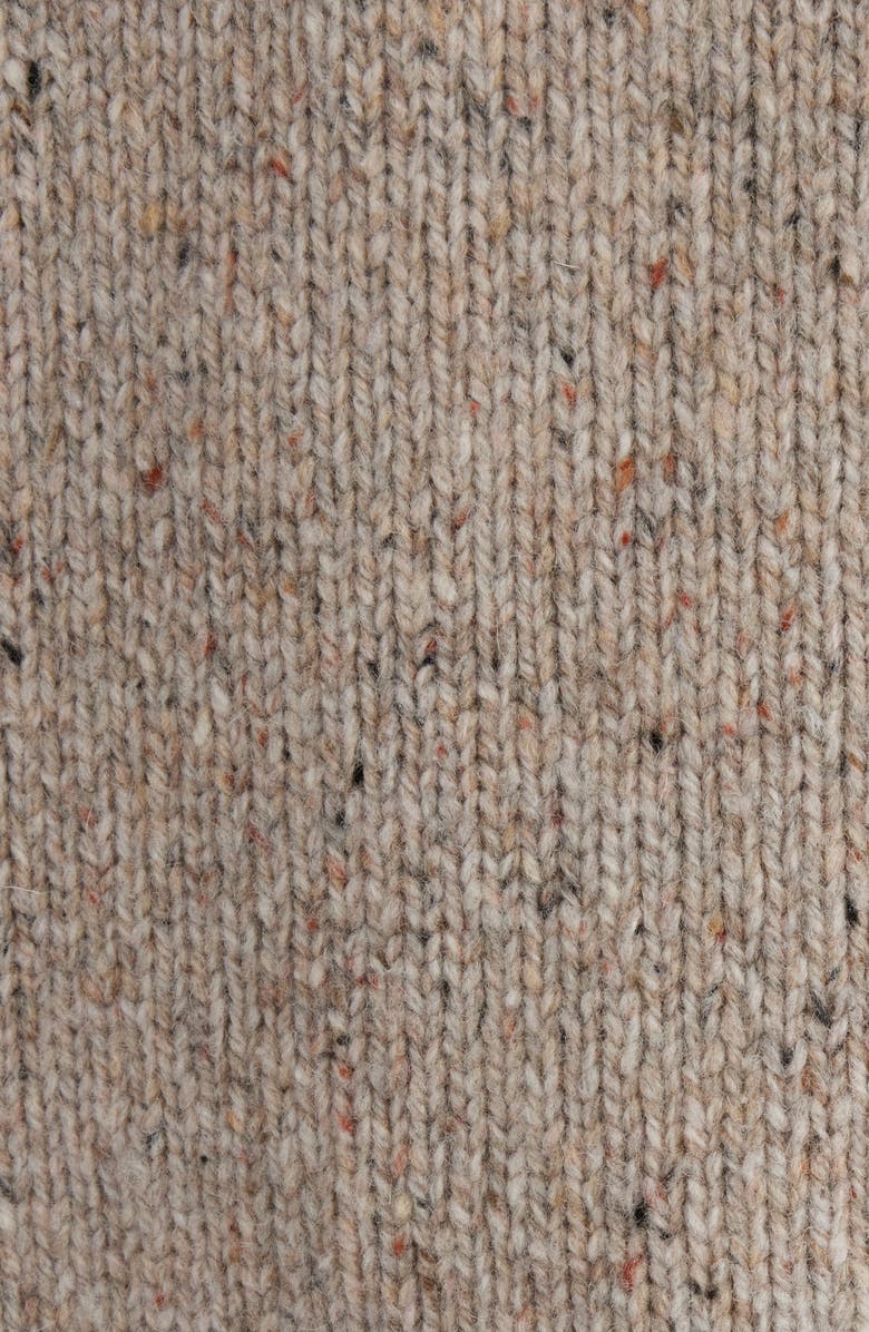 Acne Studios Jacquard Cats Oversize Donegal Sweater, Alternate, color,