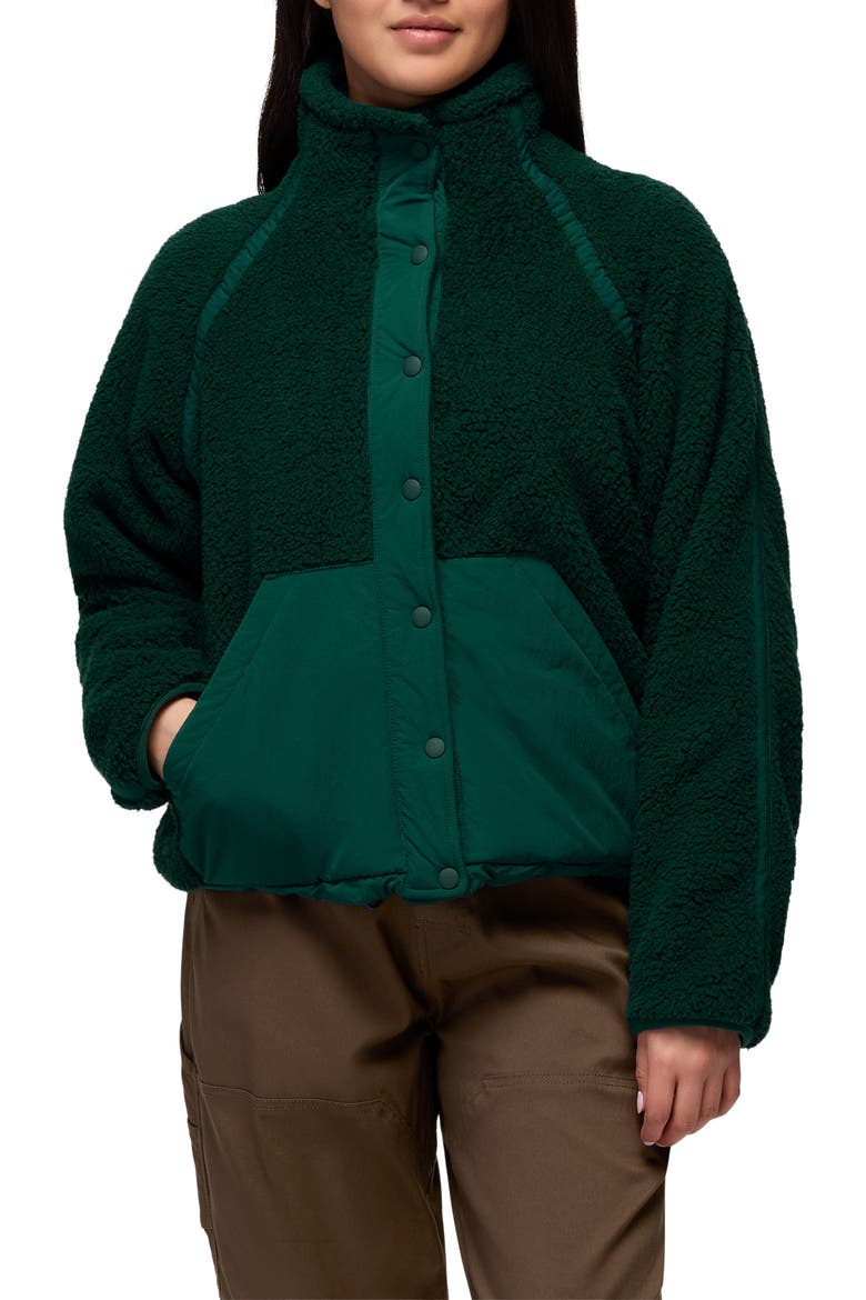Encinitas Fleece Jacket, Main, color, ROOT GREEN