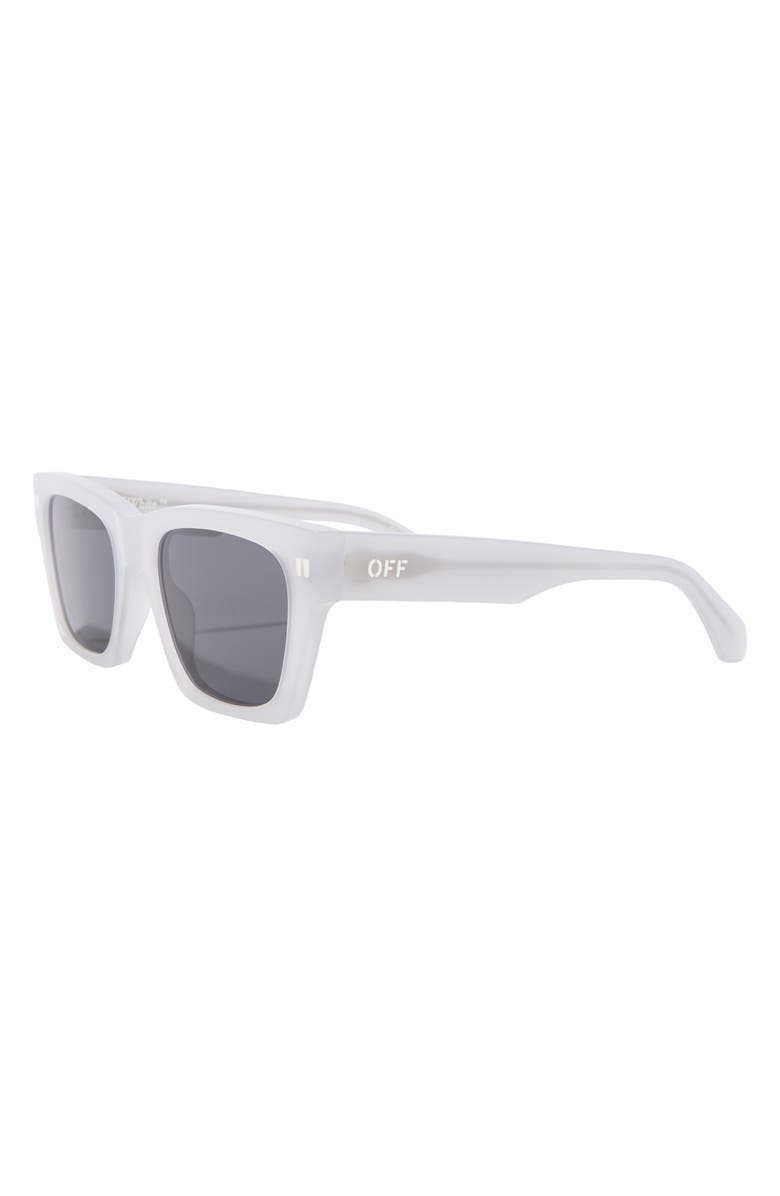 Off-White 53mm Valdez Square Sunglasses, Alternate, color, 