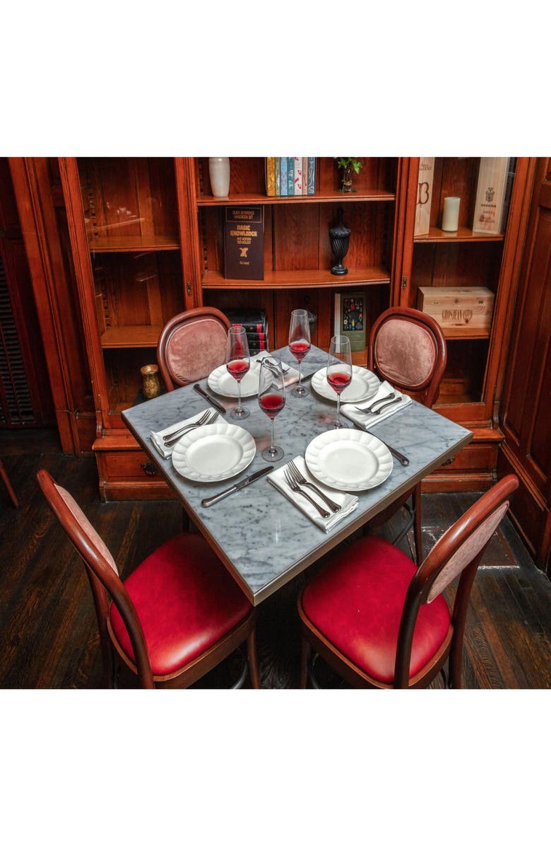 Fortessa San Marco Antiqued 20-Piece Flatware Set, Alternate, color, Silver