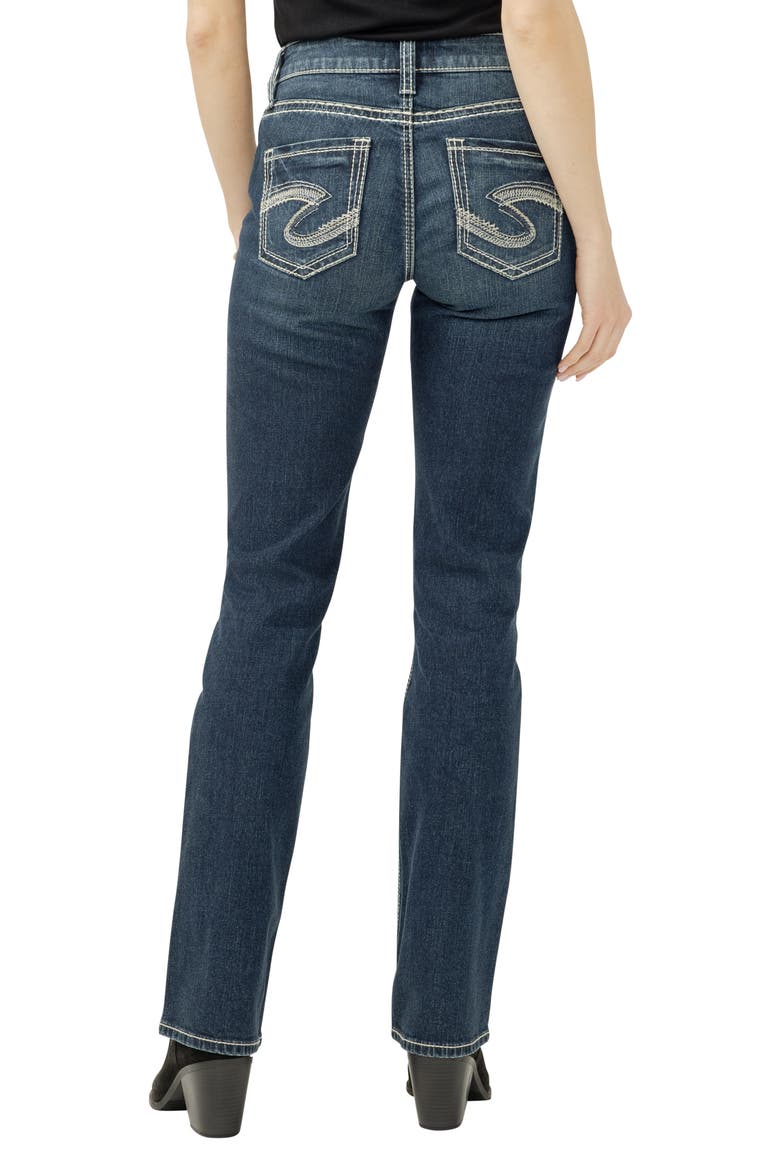Suki Curvy Mid Rise Slim Bootcut Jeans, Alternate, color, TAYLOR