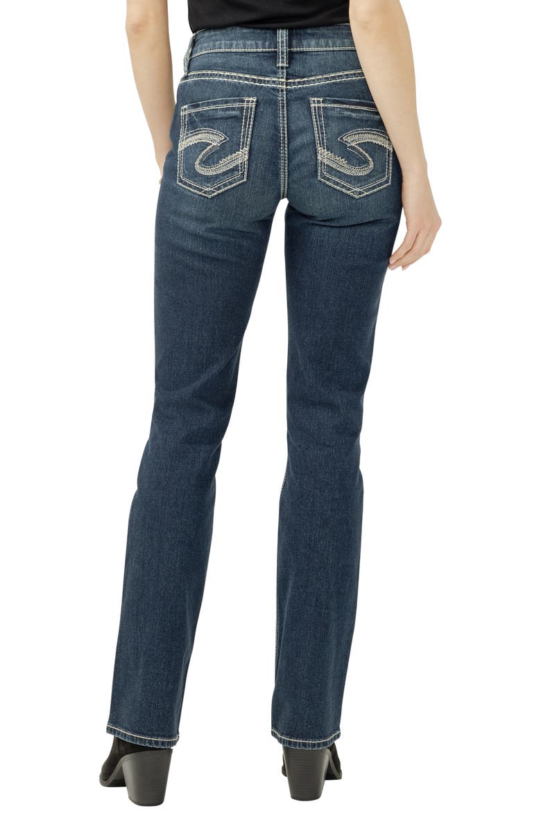 Silver Jeans Co. Suki Curvy Mid Rise Slim Bootcut Jeans, Alternate, color, Taylor