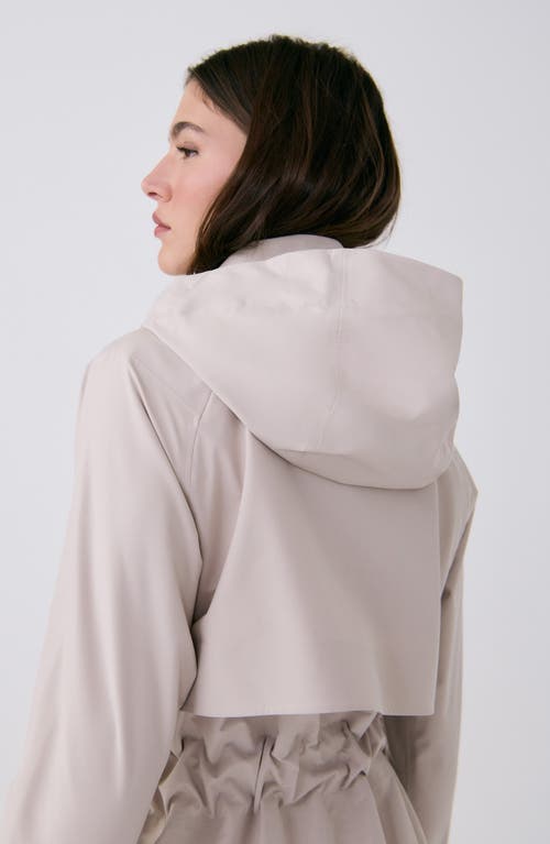 Lole Aliz Waterproof Trench Coat In Gray