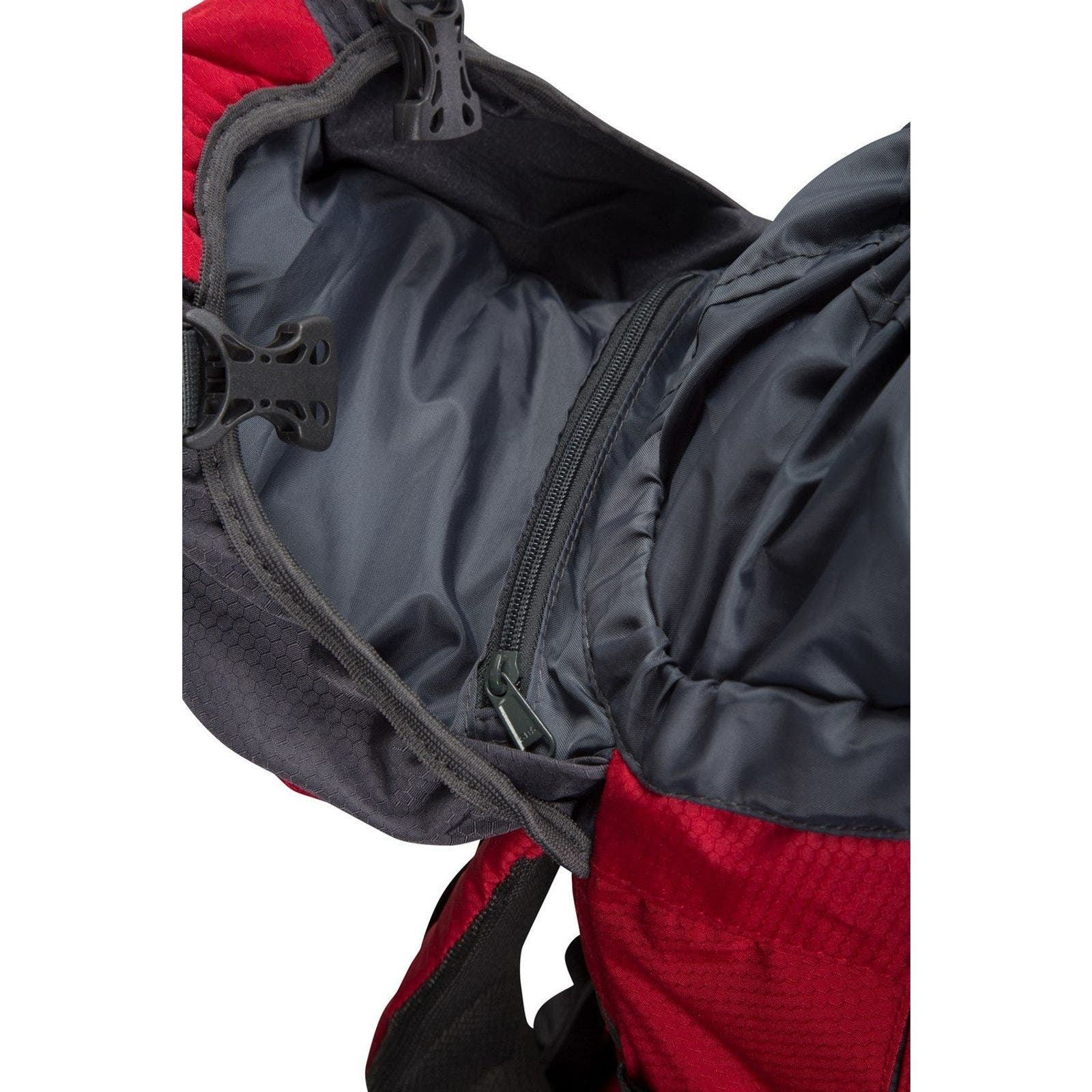 Venture Knapsack, Alternate, color, Red and Gray