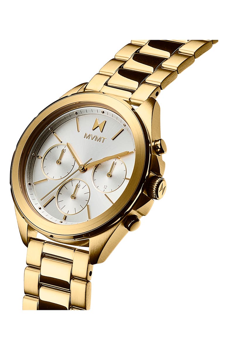 MVMT WATCHES MVMT Getaway Chronograph Bracelet Watch, 38mm, Alternate, color, 