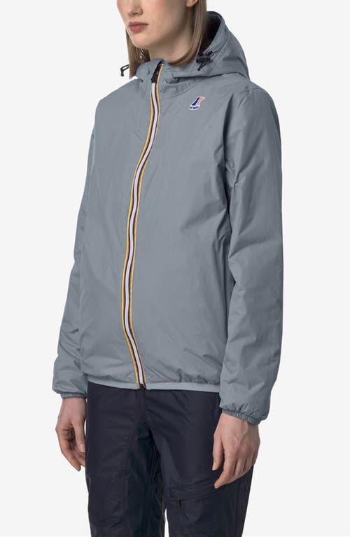 K-way Le Vrai 4.0 Claude Warm Water Repellent Jacket In Grey