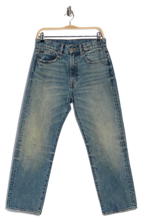 High Waist Ankle Boyfriend Jeans (Clinton Blue)