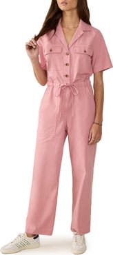 Faherty Raven Utility Twill Jumpsuit