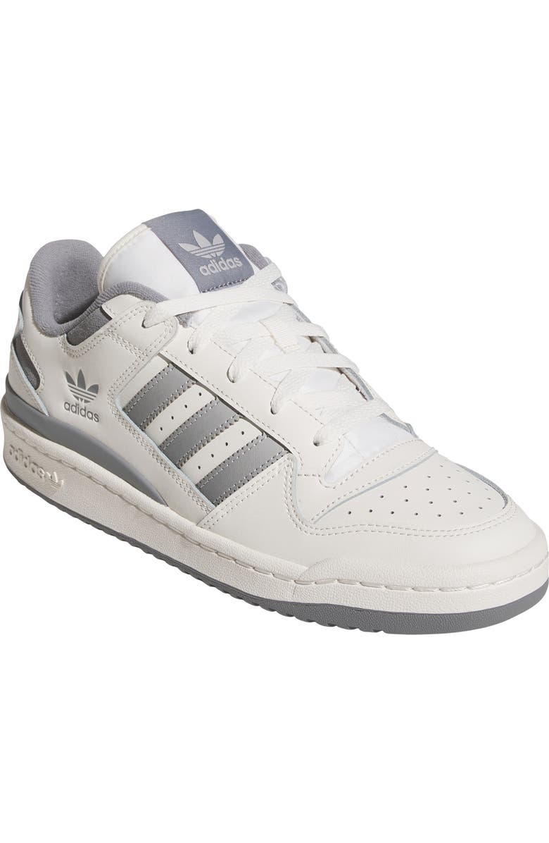 adidas Forum Low Basketball Sneaker, Main, color, Cloud White/ Grey/ Grey