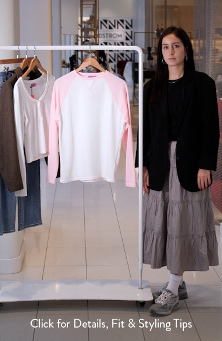 Me Time Oversize Waffle Knit Top, sales video thumbnail