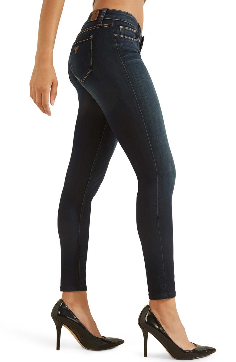 GUESS Low Rise Power Skinny Jeans, Alternate, color,