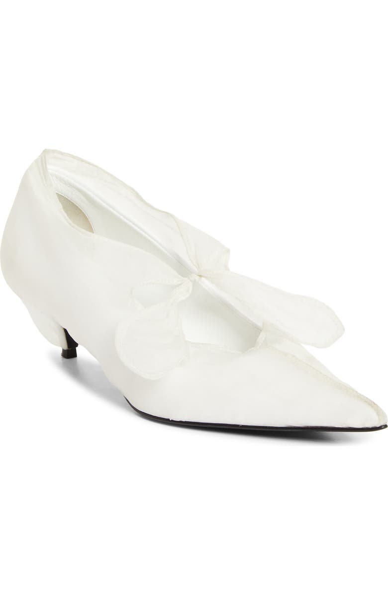 Proenza Schouler Slash Pointed Toe Pump, Main, color, White