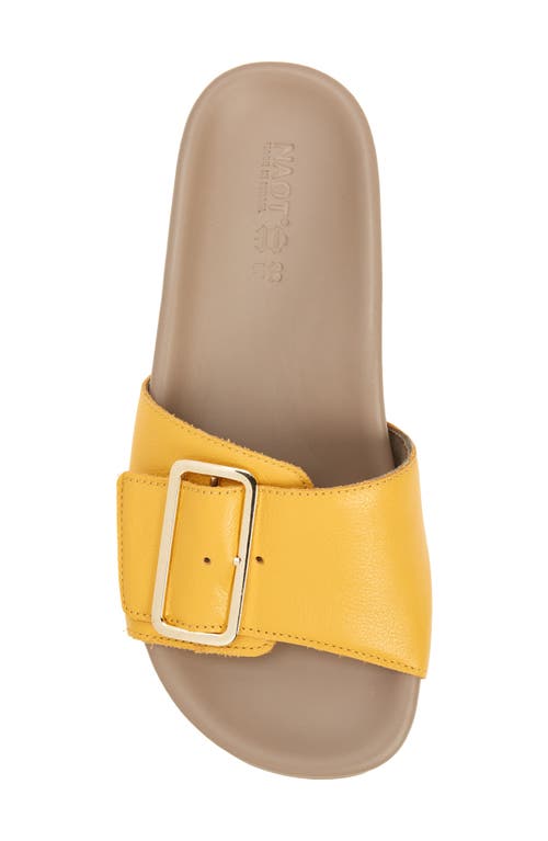 Naot Tahiti Slide Sandal In Marigold Leather