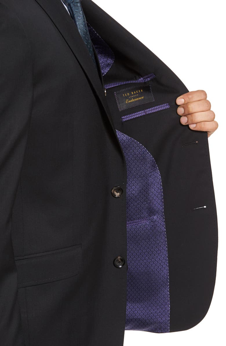 Ted Baker London Jones Trim Fit Wool Suit, Alternate, color,