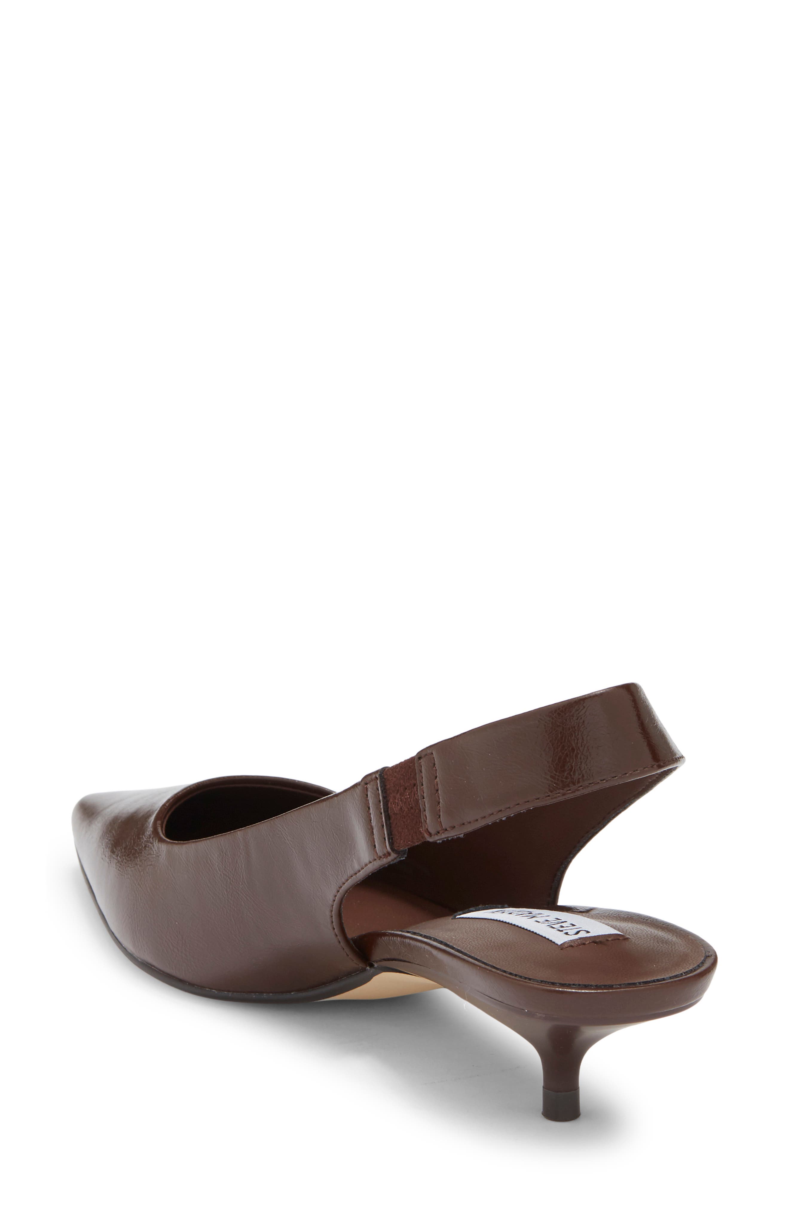 Leilany Pointed Toe Slingback Pump, Alternate, color, MILK CHOCOLATE