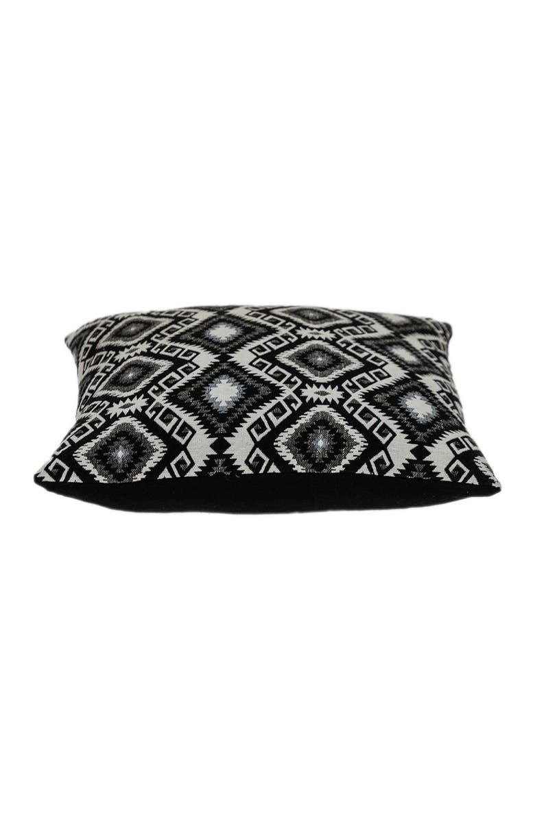 PARKLAND COLLECTION Habib Transitional Black Throw Pillow, Alternate, color, Black