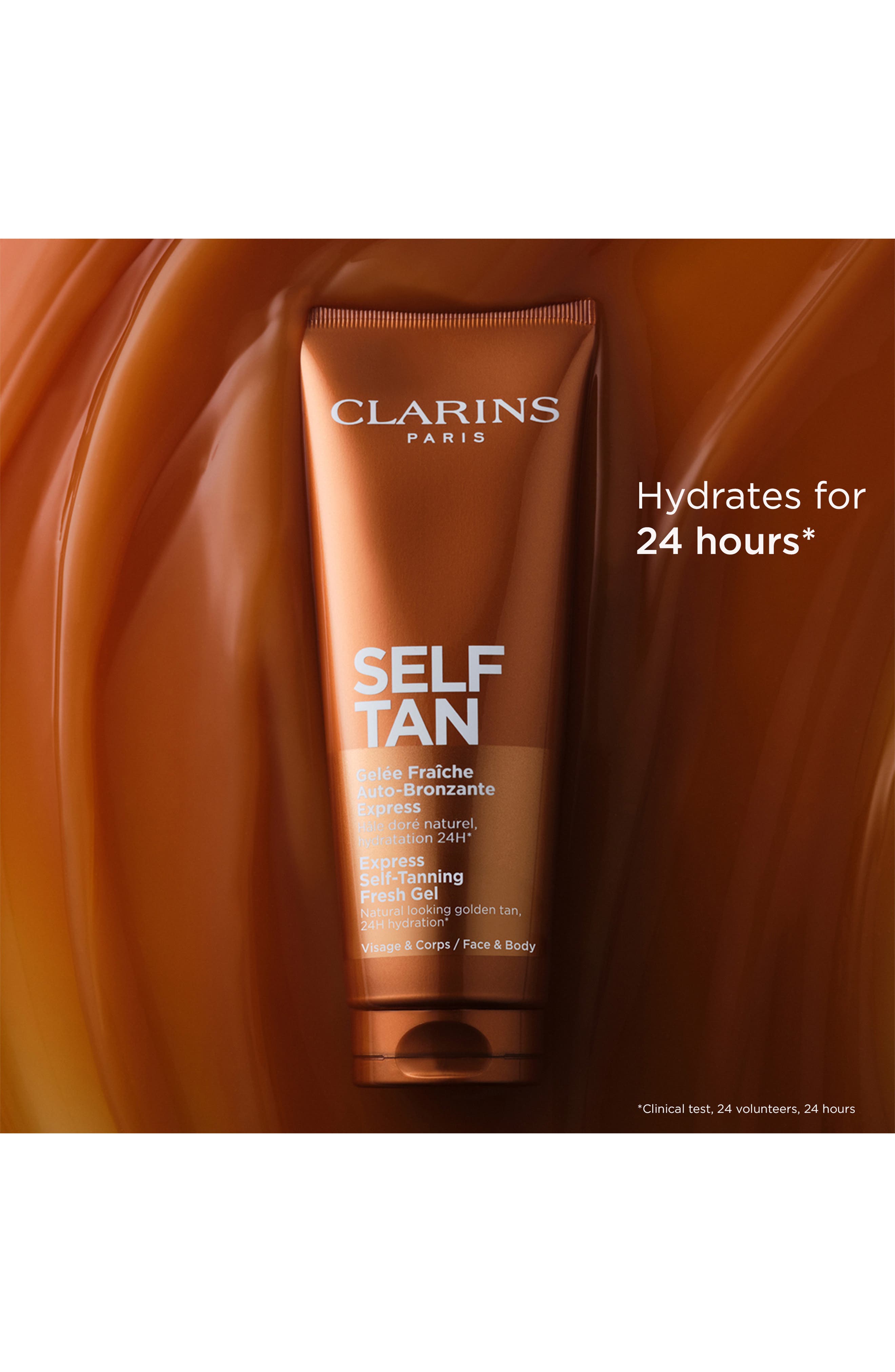 Clarins Self-Tanning Gel Face & Body Tanner (Women) | Nordstrom