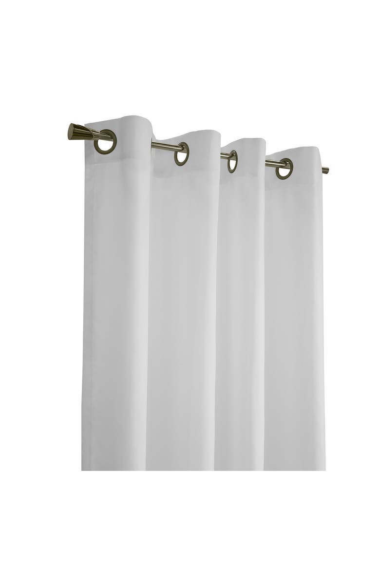 Single Indoor Curtain Panel, Alternate, color, WHITE