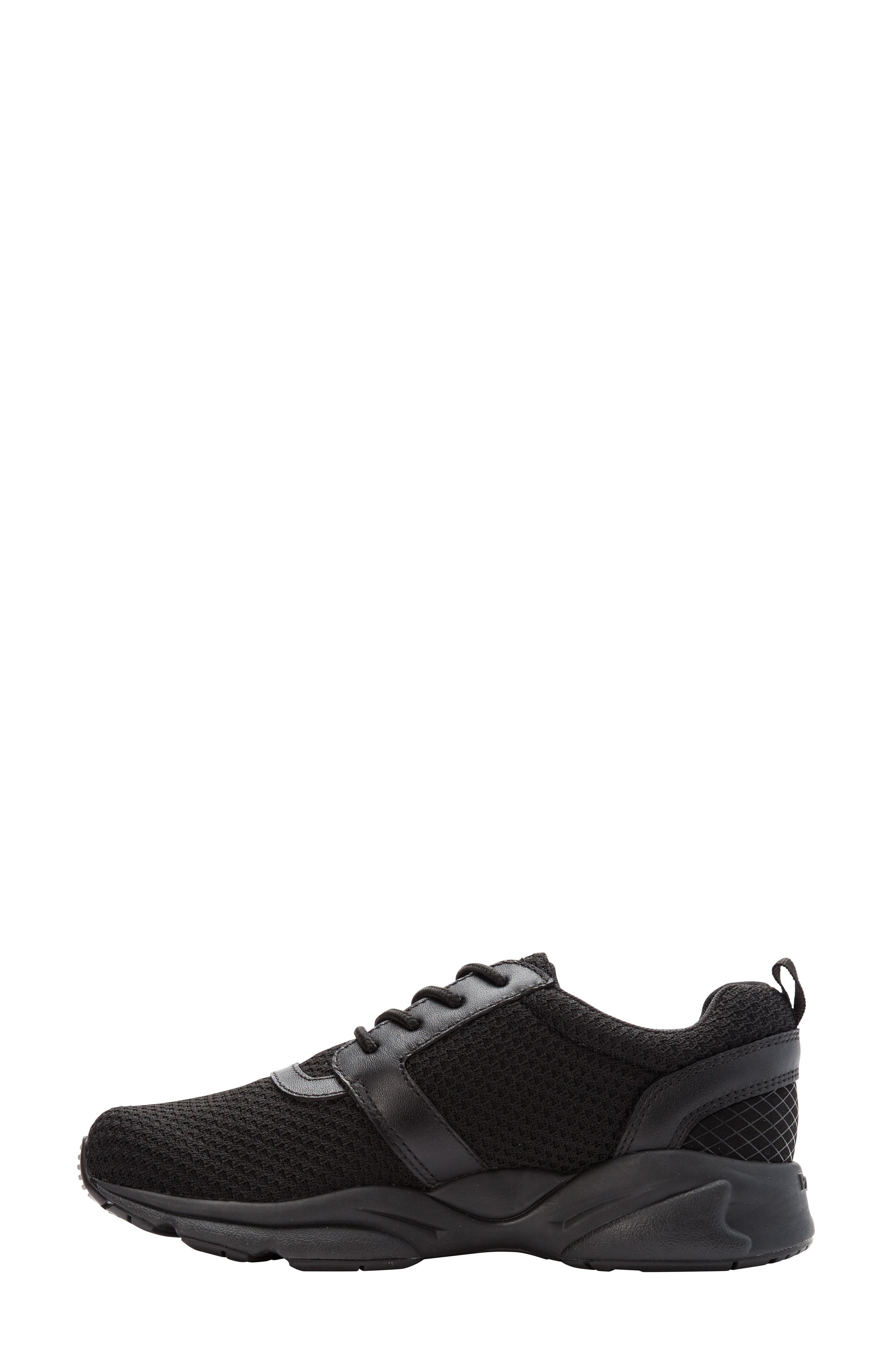 Propét Stability X Sneaker, Alternate, color, Black Fabric