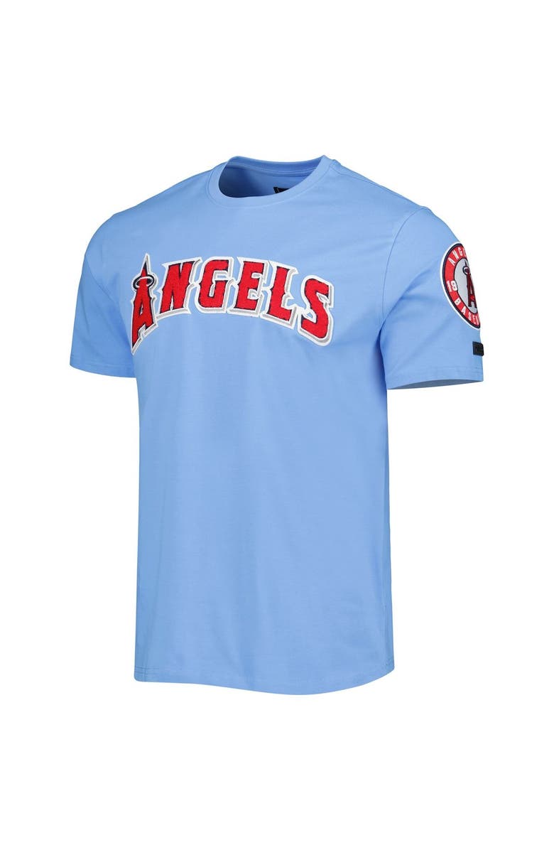 PRO STANDARD Men's Pro Standard Light Blue Los Angeles Angels Team Logo T-Shirt, Alternate, color, 