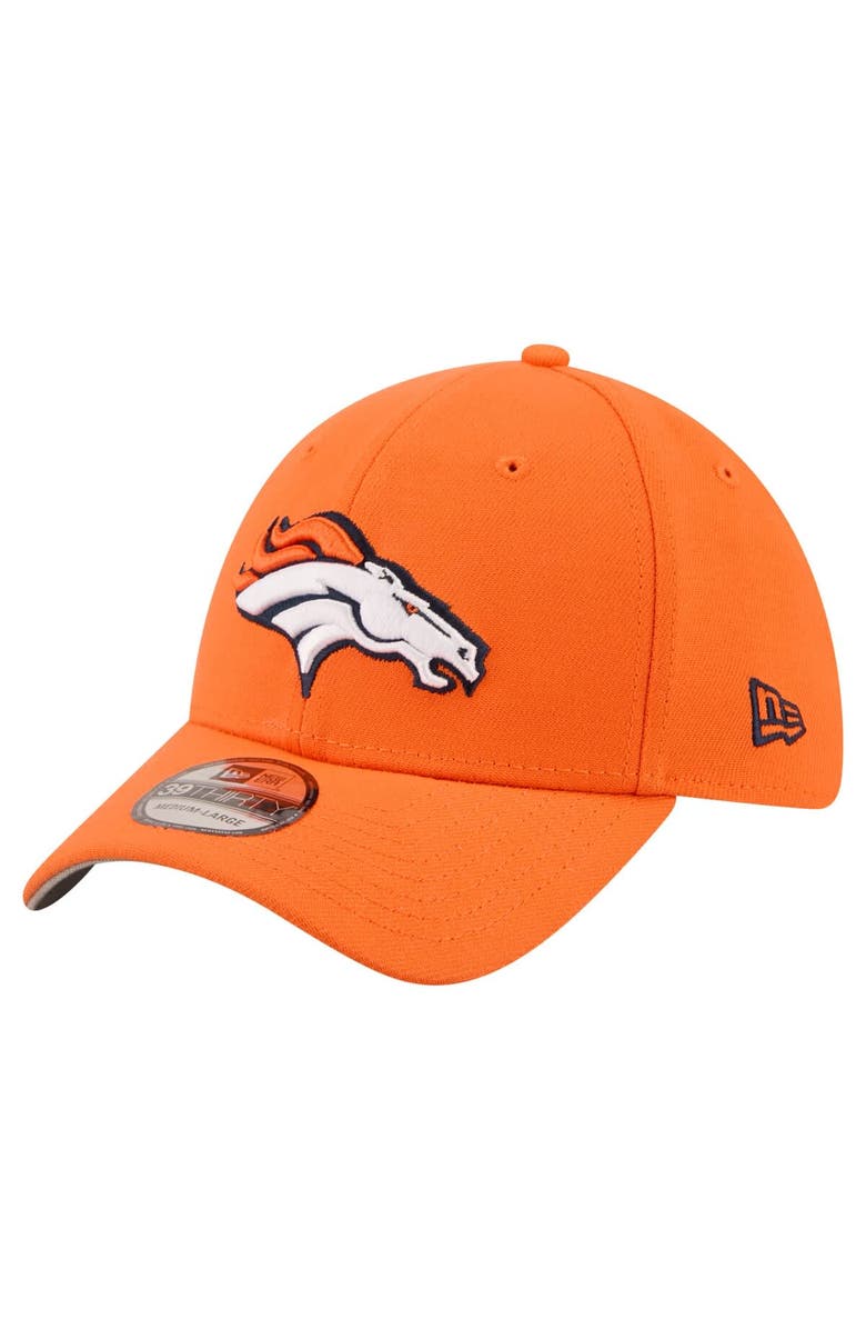 New Era Men's New Era  Orange Denver Broncos Core Team 39THIRTY Flex Hat, Main, color, Orange