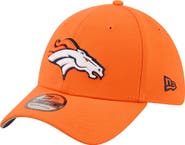 New Era Men's New Era Orange Denver Broncos Core Team 39THIRTY Flex Hat