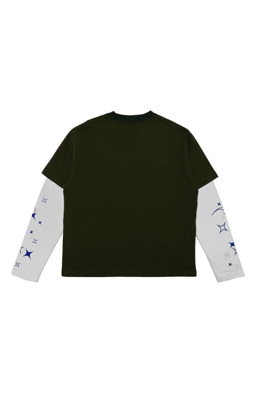 Students Grayson Layered Look Graphic T-shirt In Gray